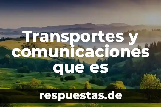 Qué es el número par e impar 5 Transportes y comunicaciones que es
