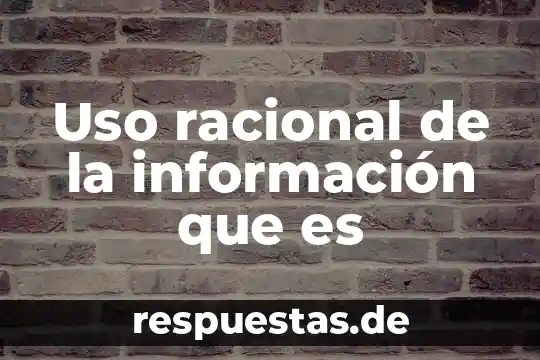 Qué es el alma racional en filosofía 3 Uso racional de la información que es