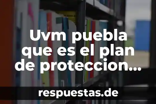 Uvm puebla que es el plan de proteccion escolar