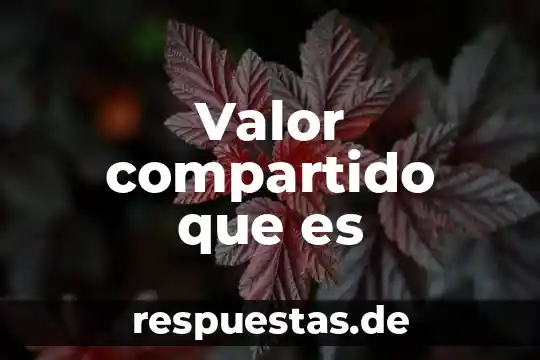 Que es la verdad como un valor 7 Valor compartido que es