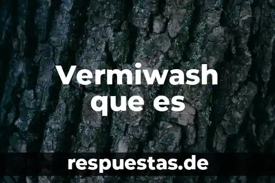 Que es arte.de 6 Vermiwash que es