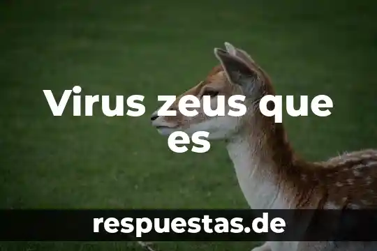 Virus zeus que es
