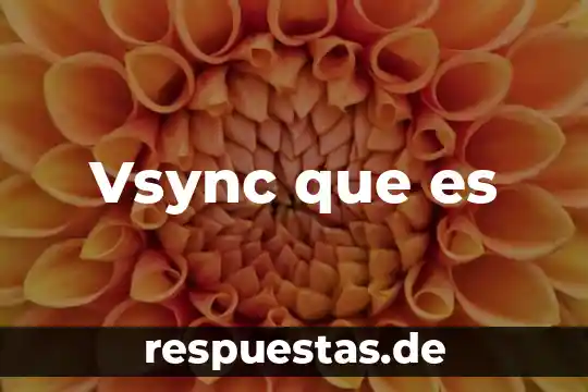 Logotipo que es y caracteristicas 5 Vsync que es