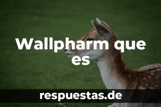 Qué es número de moles ponderales 8 Wallpharm que es