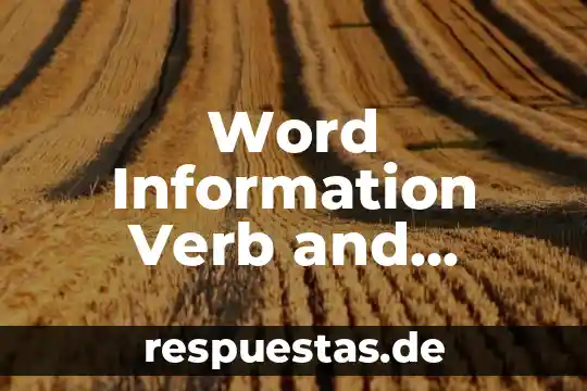 Significado de que es una leyenda 7 Word Information Verb and Nouns que es