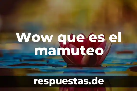 Que es ser pichel 6 Wow que es el mamuteo